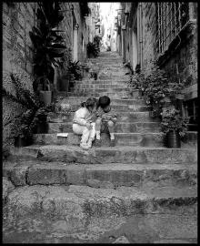 Dubrovnik-1993 Synagogue-and-Jewish-street